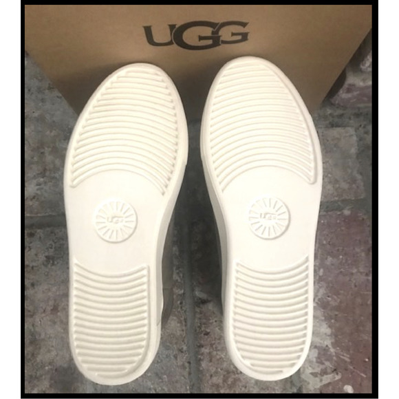 UGG Women's Olli High Top Grey Suede Upper Sneaker - Picture 6 of 11